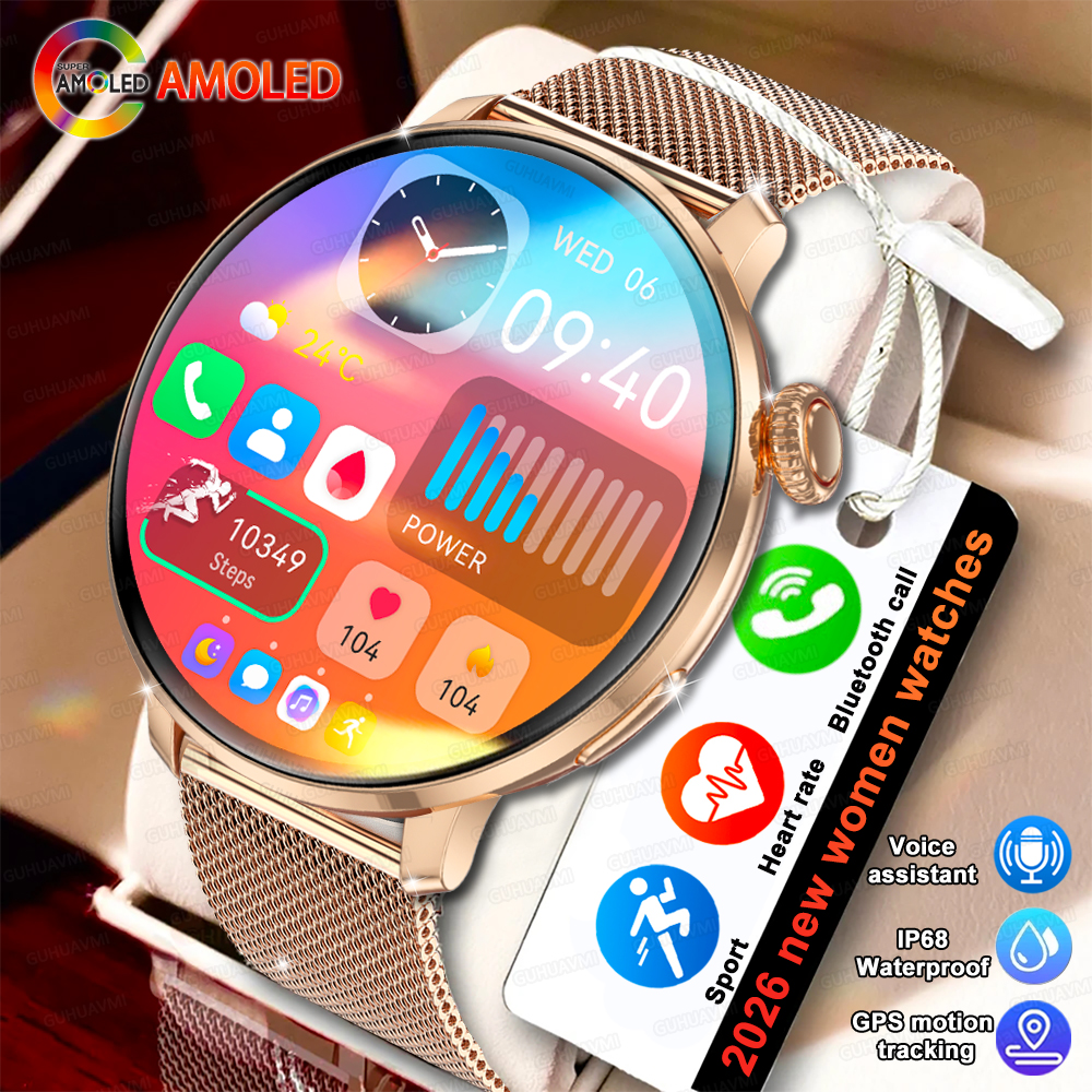 Smartwatch Ladies Watches For Women - 2026 New Lady Fashion Smart Watch