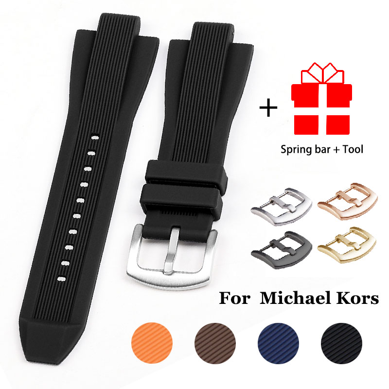 Smartwatch Watches Michael Kors - Silicone Original strap For Michael Kors
