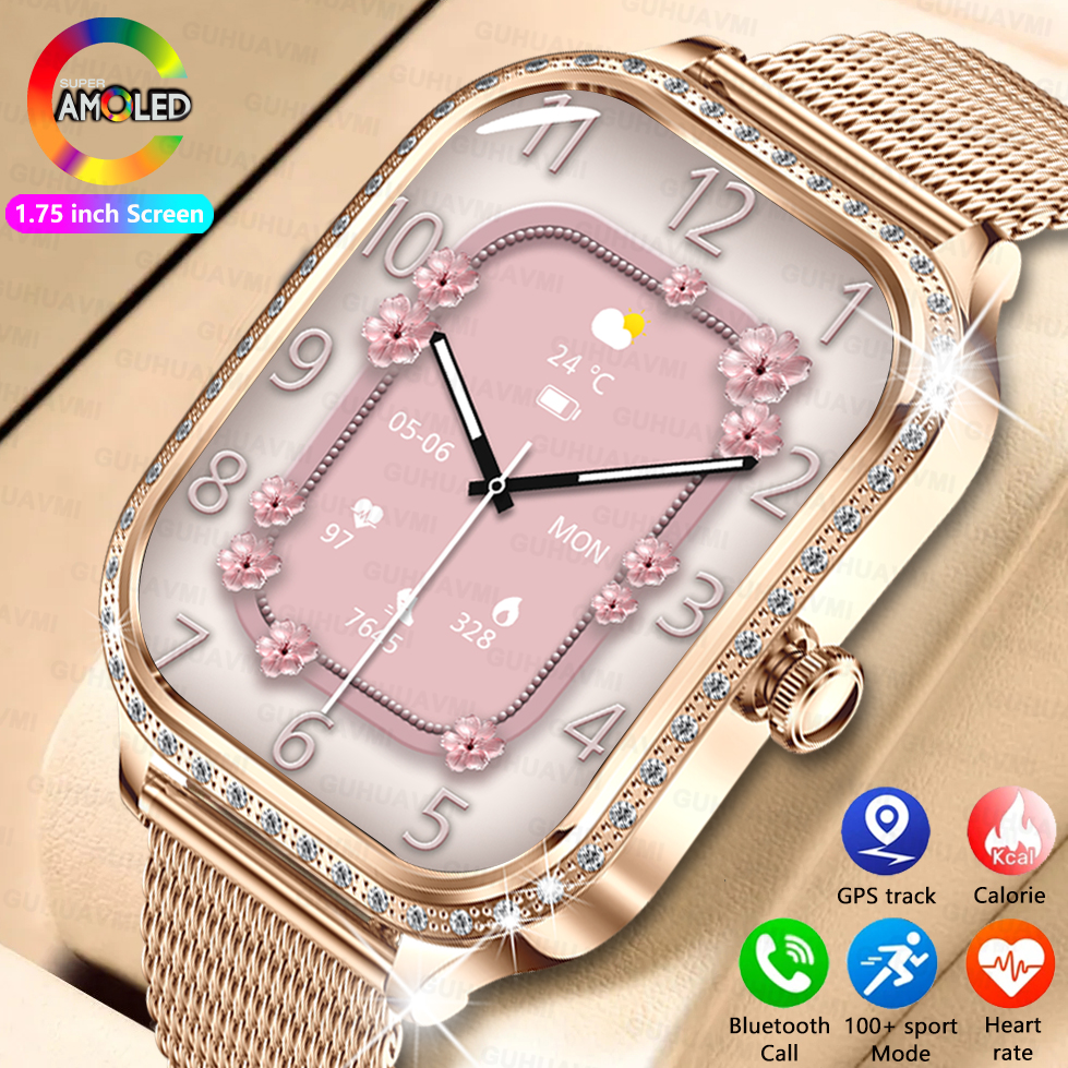 Smartwatch Ladies Watches For Women - 2025 New GPS Track Smart Watch