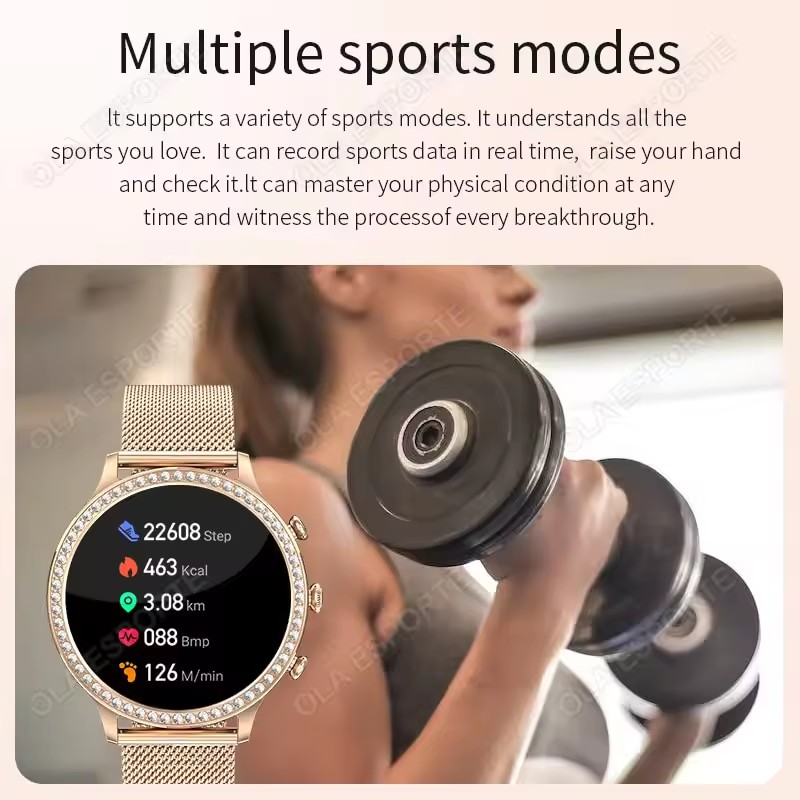 2026 New Lady Fashion Smart Wa - Smartwatch Ladies Watches For Women reseña y precio