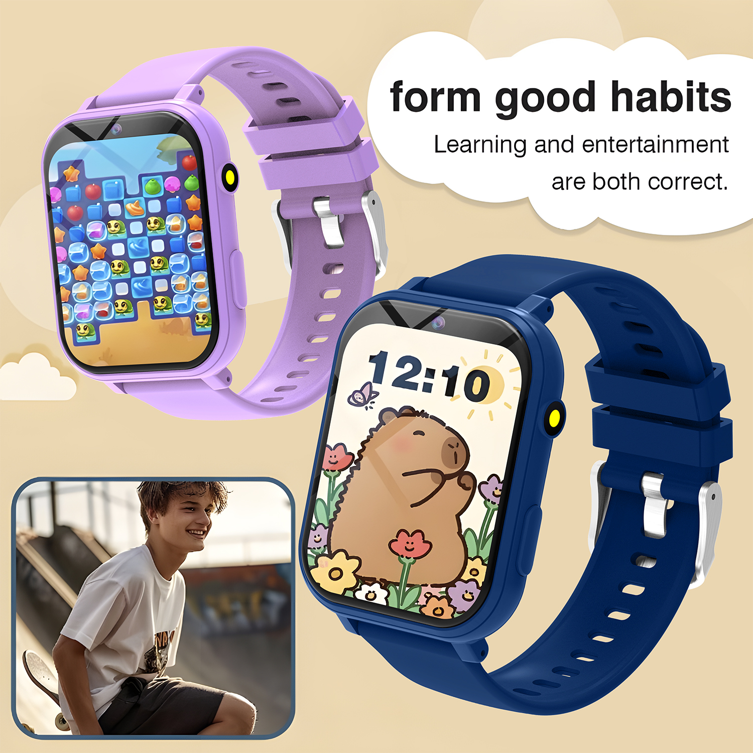 Kids Smart Watch Games Camera  - Smartwatch Watches Gift For Boys reseña y precio