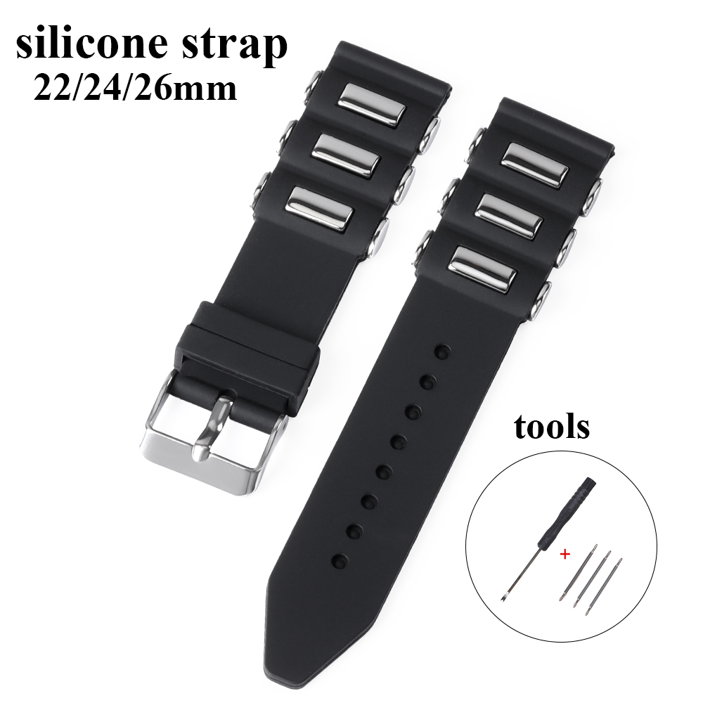 22mm 24mm 26mm Rubber Watch Si - Smartwatch Casio Watches For Men reseña y precio