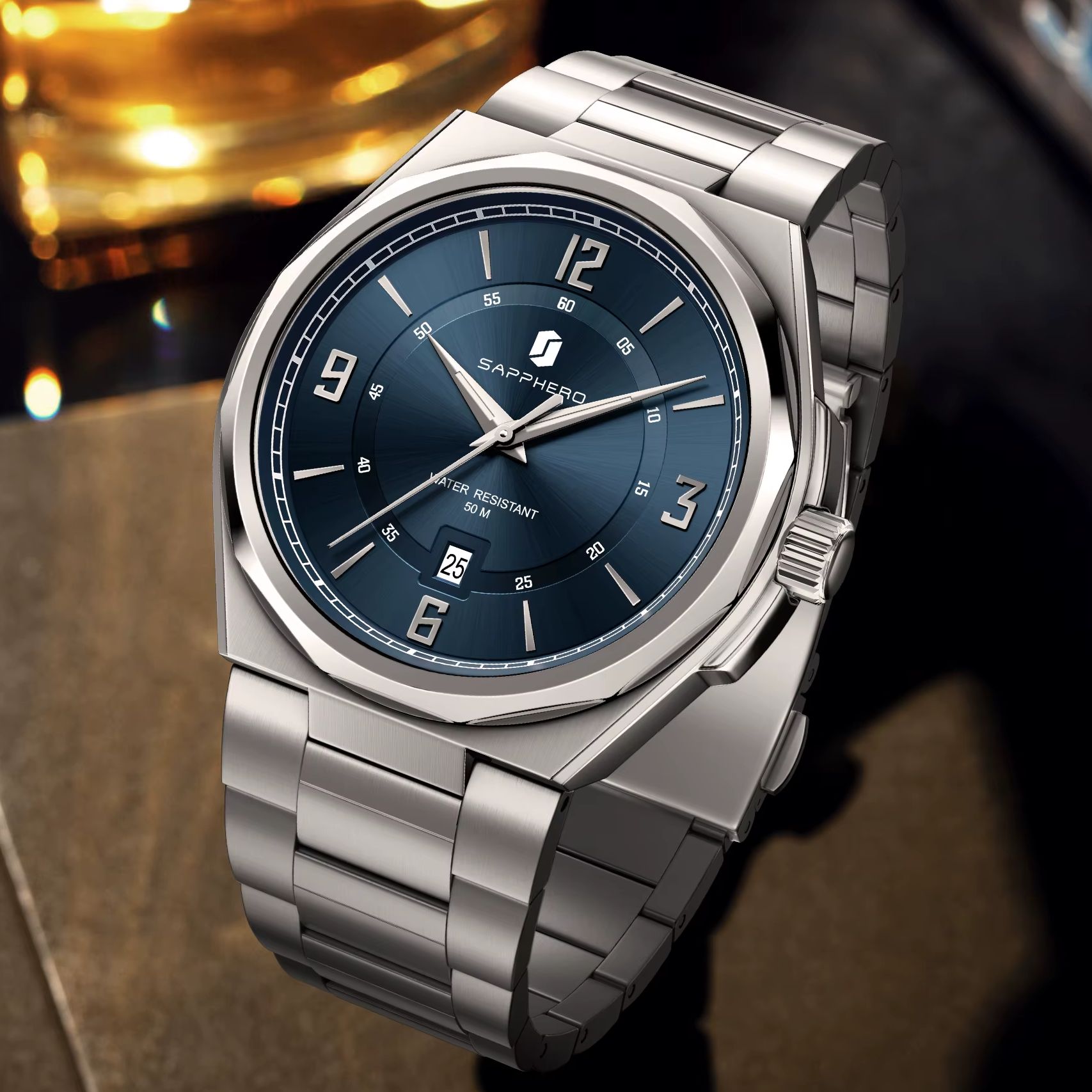 SAPHERO Men's Quartz Watch Sta - Smartwatch Watches Gift For Men reseña y precio