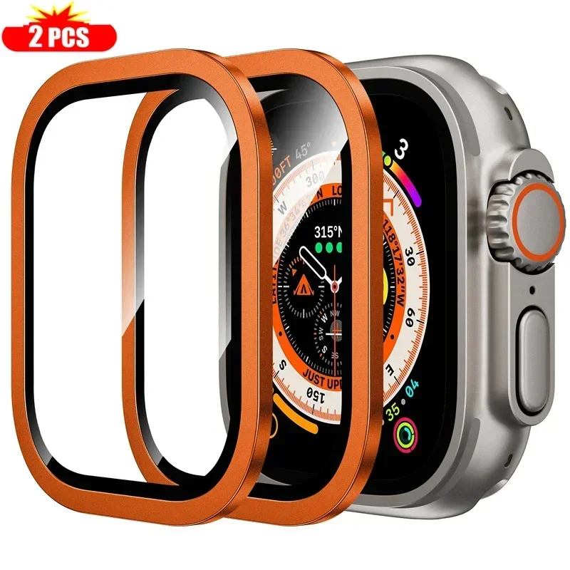 2PCS Titanium Metal Frame for  - Smartwatch Watches Gift For Men reseña y precio