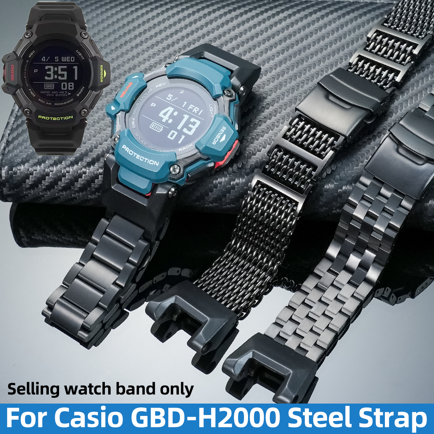 NEW upgrade metal Strap For Ca - Smartwatch Casio Watches For Men reseña y precio