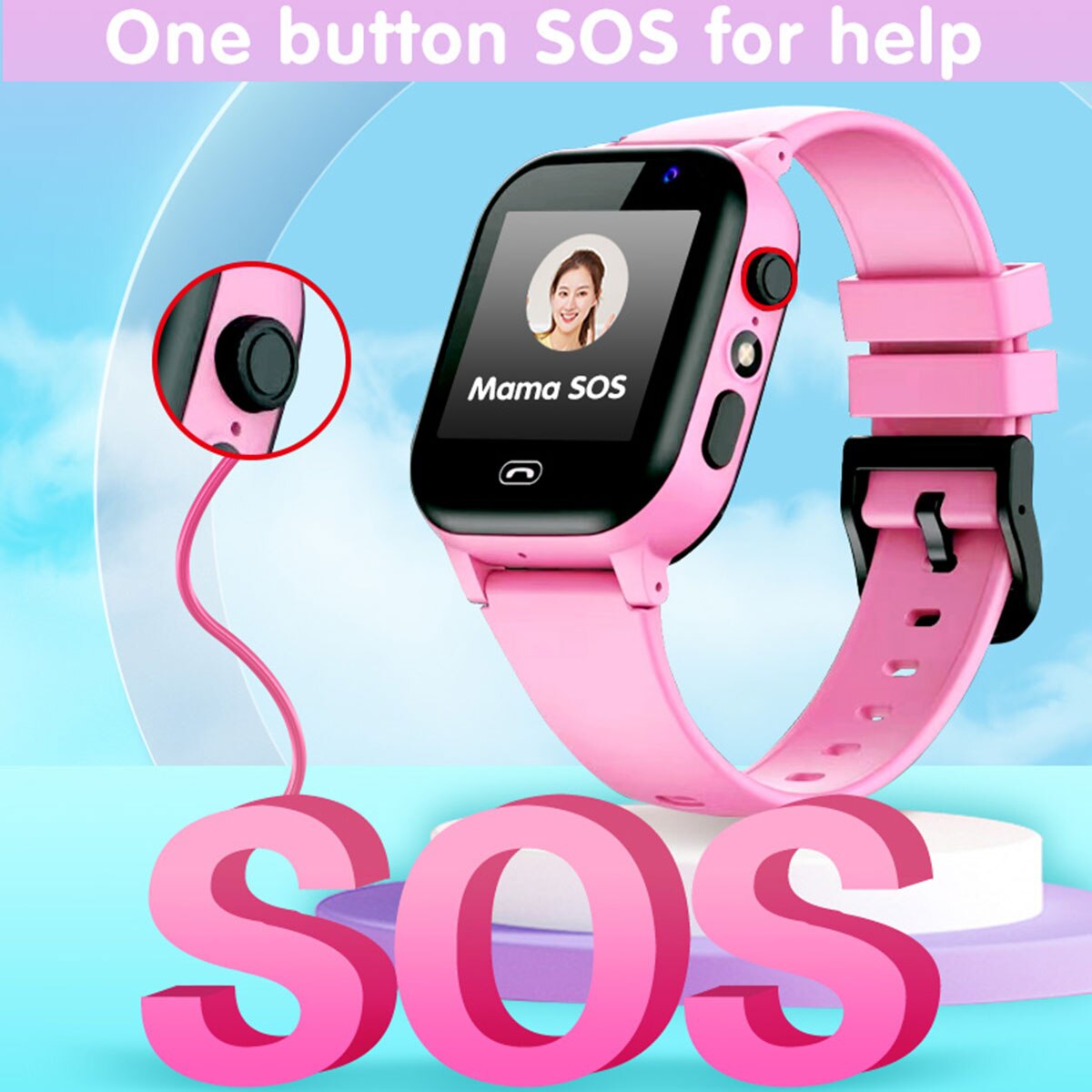 Kids Smart Watch SOS Call Outd - Smartwatch Watches Gift For Boys reseña y precio