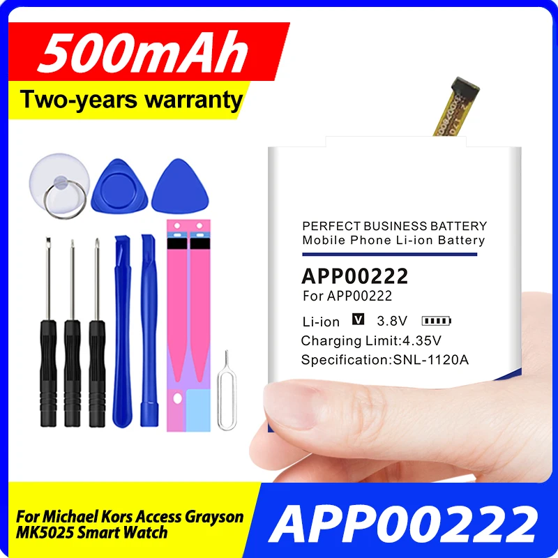 New 500mAh APP00222 Replacemen - Smartwatch Watches Michael Kors reseña y precio