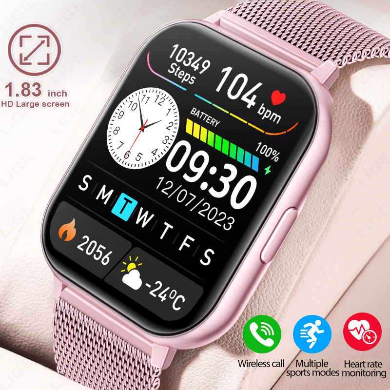 New 1.83‘’ HD Screen Fashion S - Smartwatch Ladies Watches For Women reseña y precio