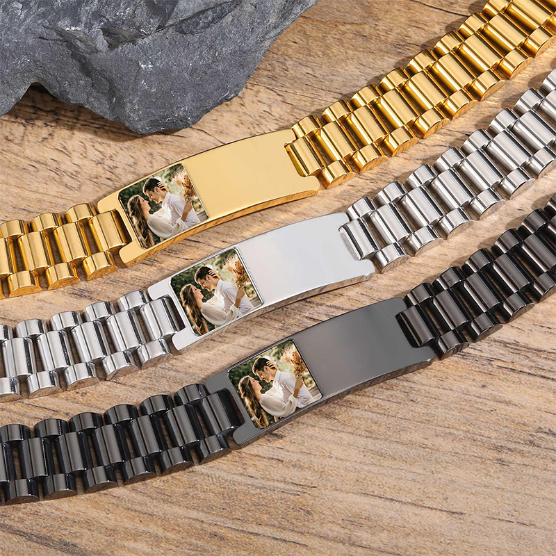 Custom Picture Text Bracelet W - Bracelet Link Remover reseña y precio