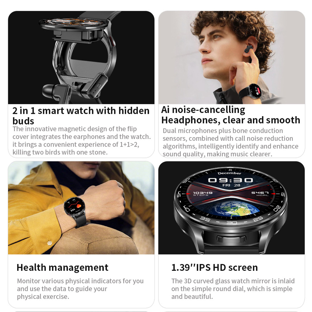 2 In 1 TWS Headset Smart Watch - Smartwatch Noise Watches For Women reseña y precio