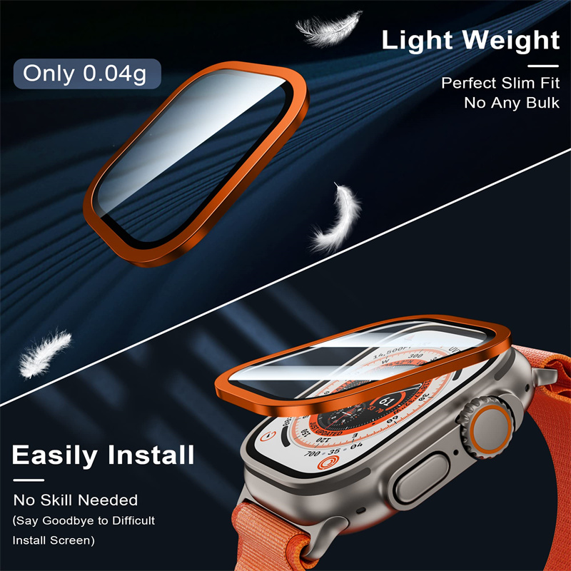 Tempered Glass for Apple Watch - Smartwatch Watches Gift For Men reseña y precio