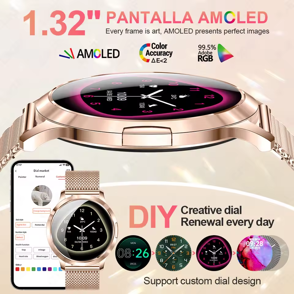 2026 New Stylish Women Smart W - Smartwatch Ladies Watches For Women reseña y precio