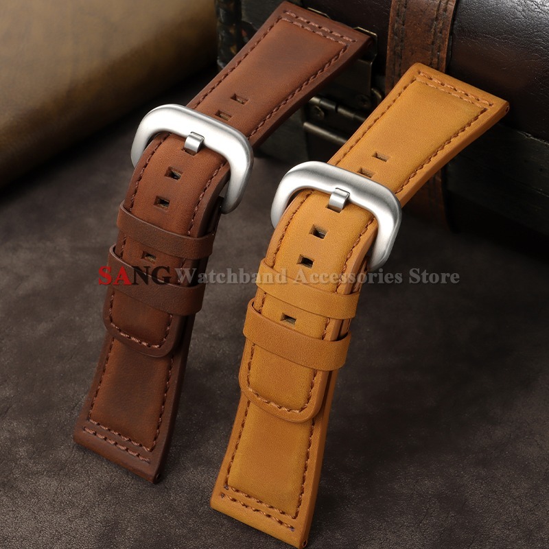 28mm Vintage Leather Watchband - Watches Rolex Smartwatch reseña y precio