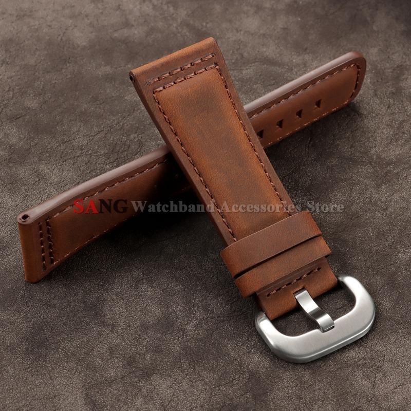 28mm Vintage Leather Watchband - Watches Rolex Smartwatch reseña y precio