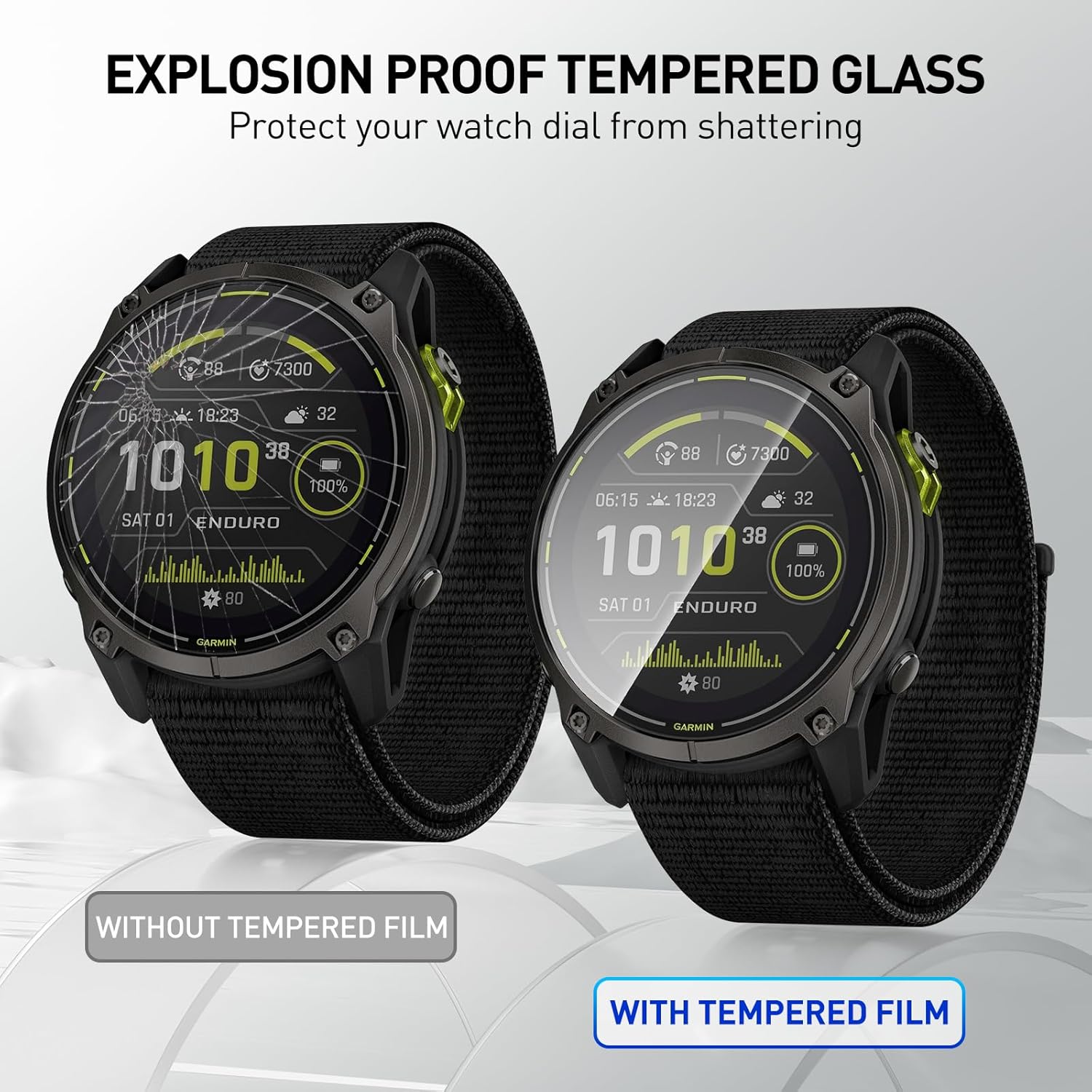 Tempered Glass Films For Garmi - Smart Watch Screen Protector reseña y precio
