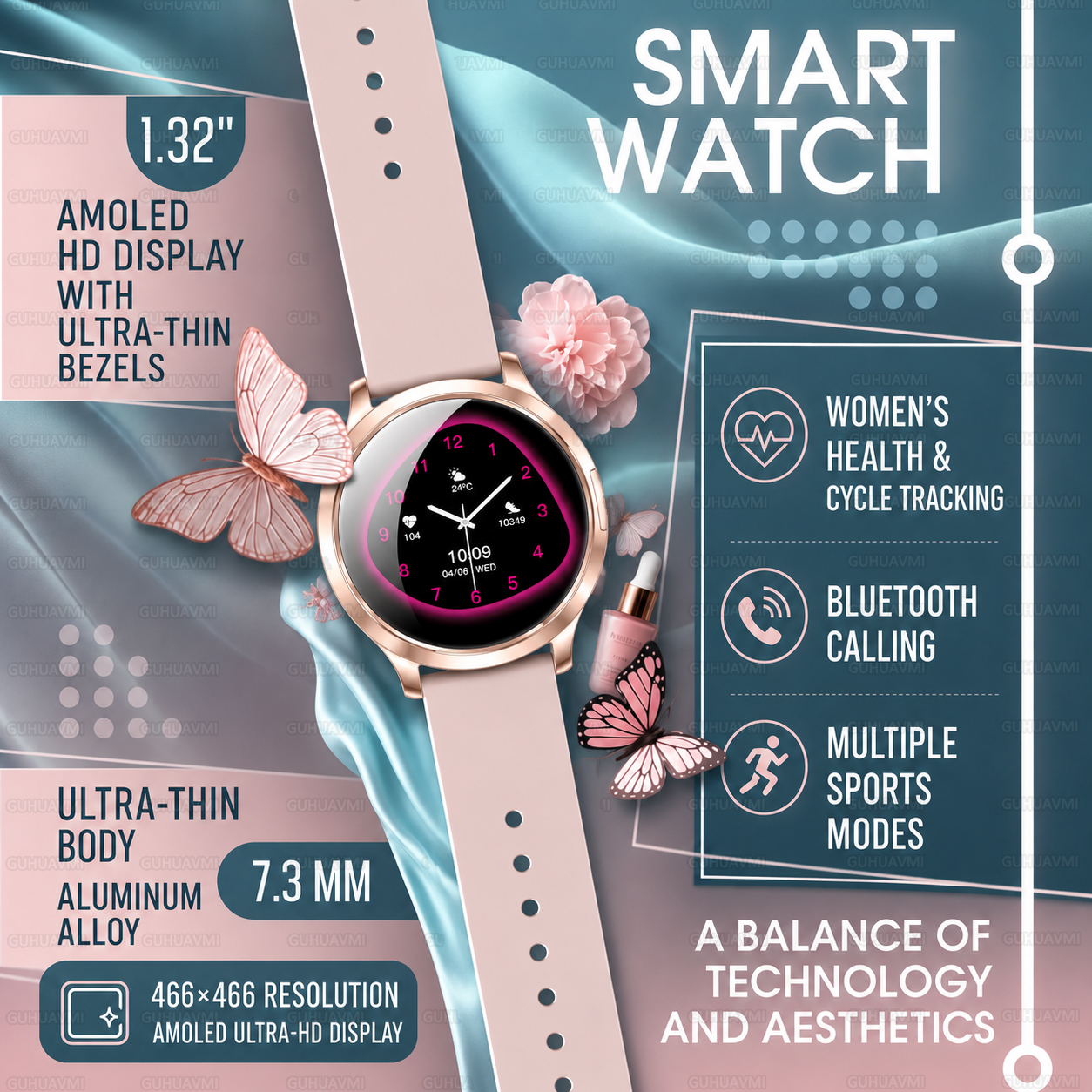 2026 New Stylish Women Smart W - Smartwatch Ladies Watches For Women reseña y precio