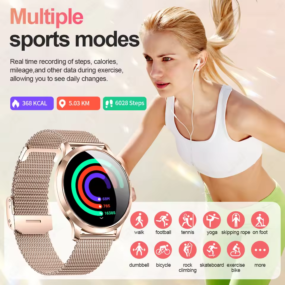 2026 New Stylish Women Smart W - Smartwatch Ladies Watches For Women reseña y precio