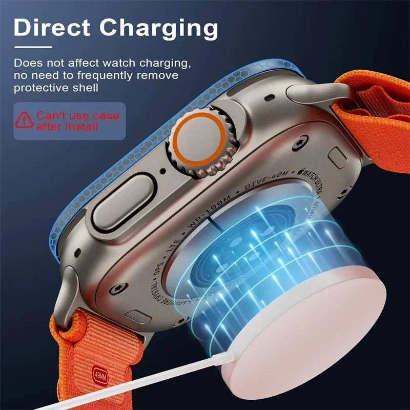 2PCS Tempered Glass for Apple  - Smartwatch Watches Gift For Men reseña y precio