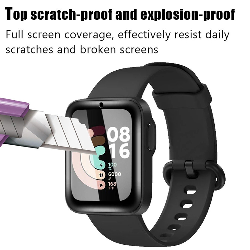 2 Pcs Tempered Glass for Redmi - Smart Watch Screen Protector reseña y precio