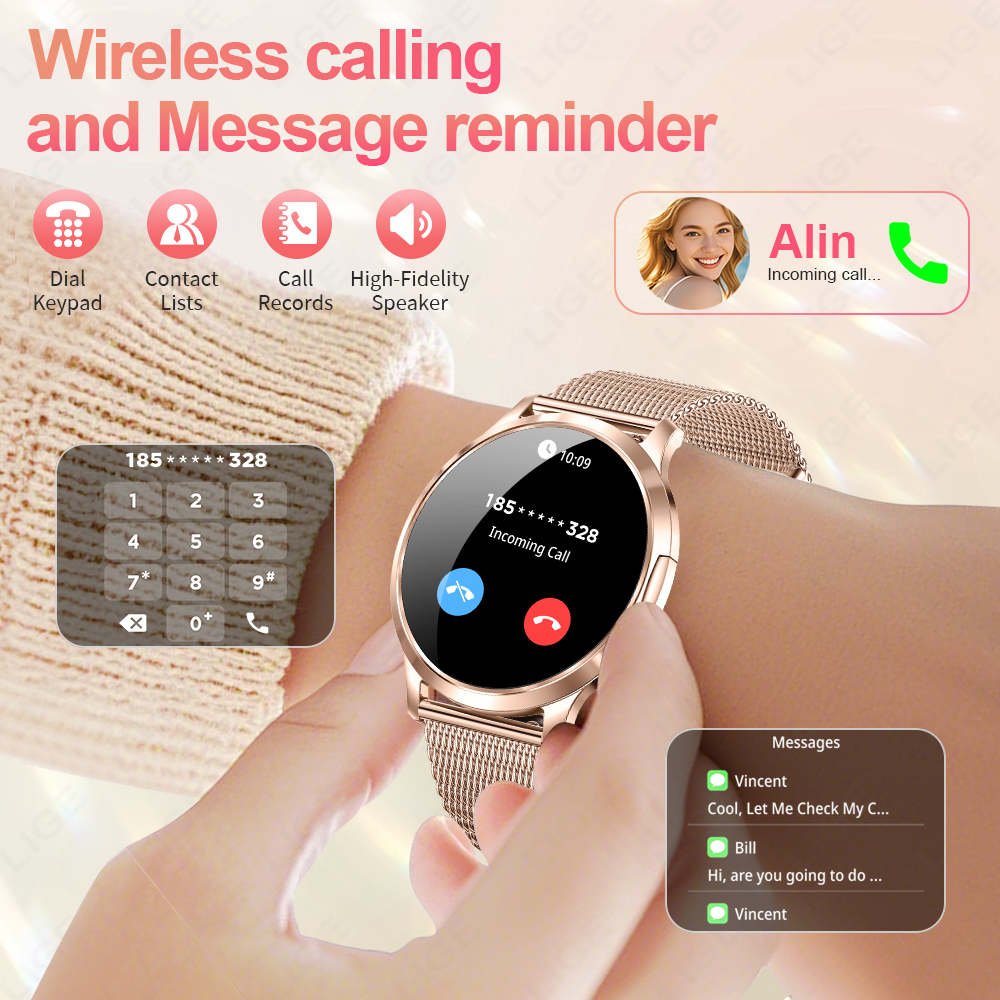 LIGE 2026 New Smart Watch Wome - Smartwatch Ladies Watches For Women reseña y precio