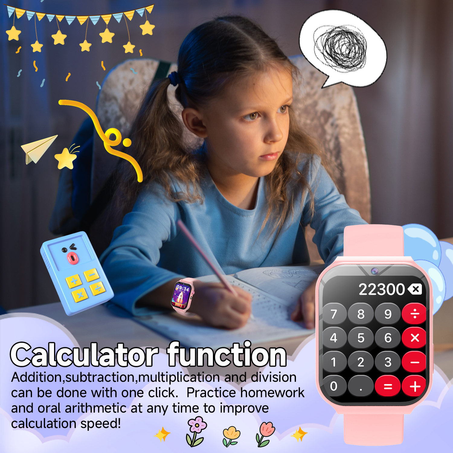 Study Partners for Kids HD Cam - Smartwatch Watches Gift For Boys reseña y precio