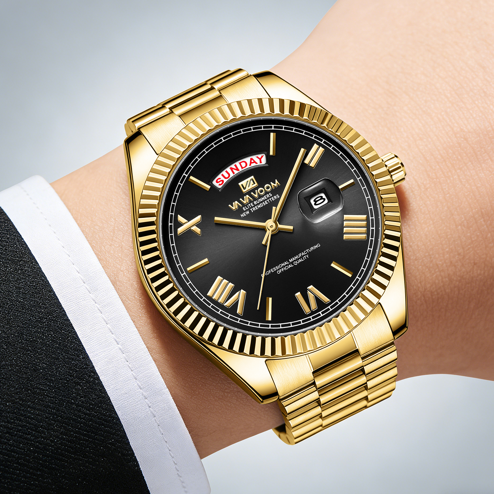 Men Watch Solid Stainless Stee - Smartwatch Watches Gift For Men reseña y precio
