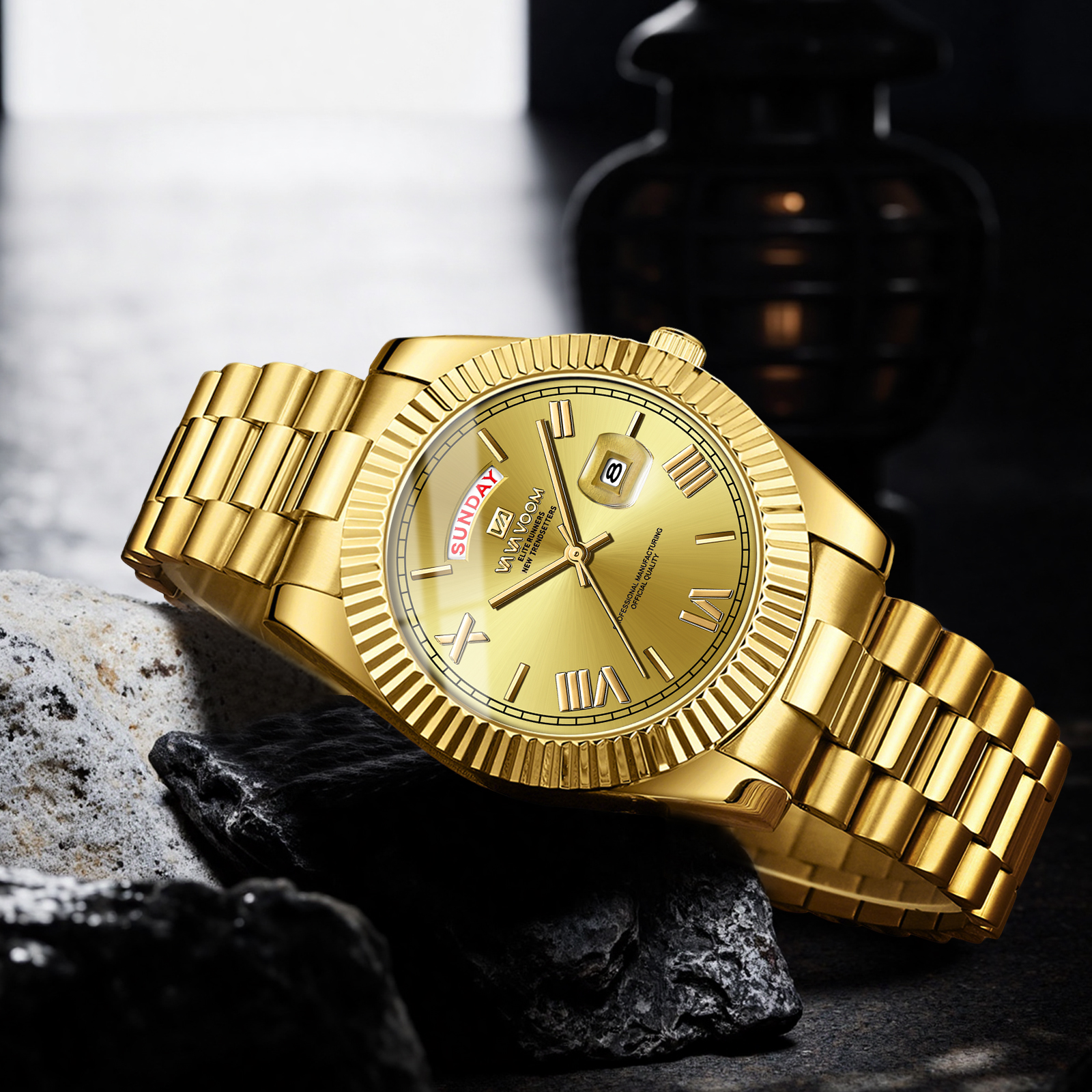 Men Watch Solid Stainless Stee - Smartwatch Watches Gift For Men reseña y precio