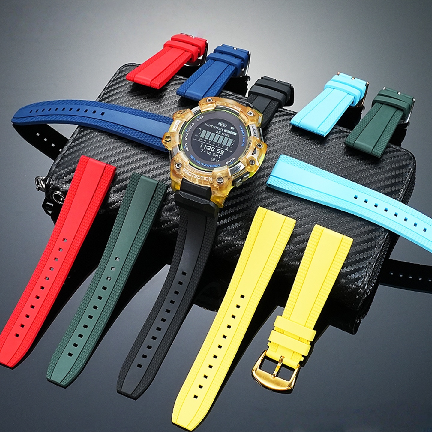 FKM Rubber Strap for G-SHOCK C - Smartwatch Casio Watches For Men reseña y precio