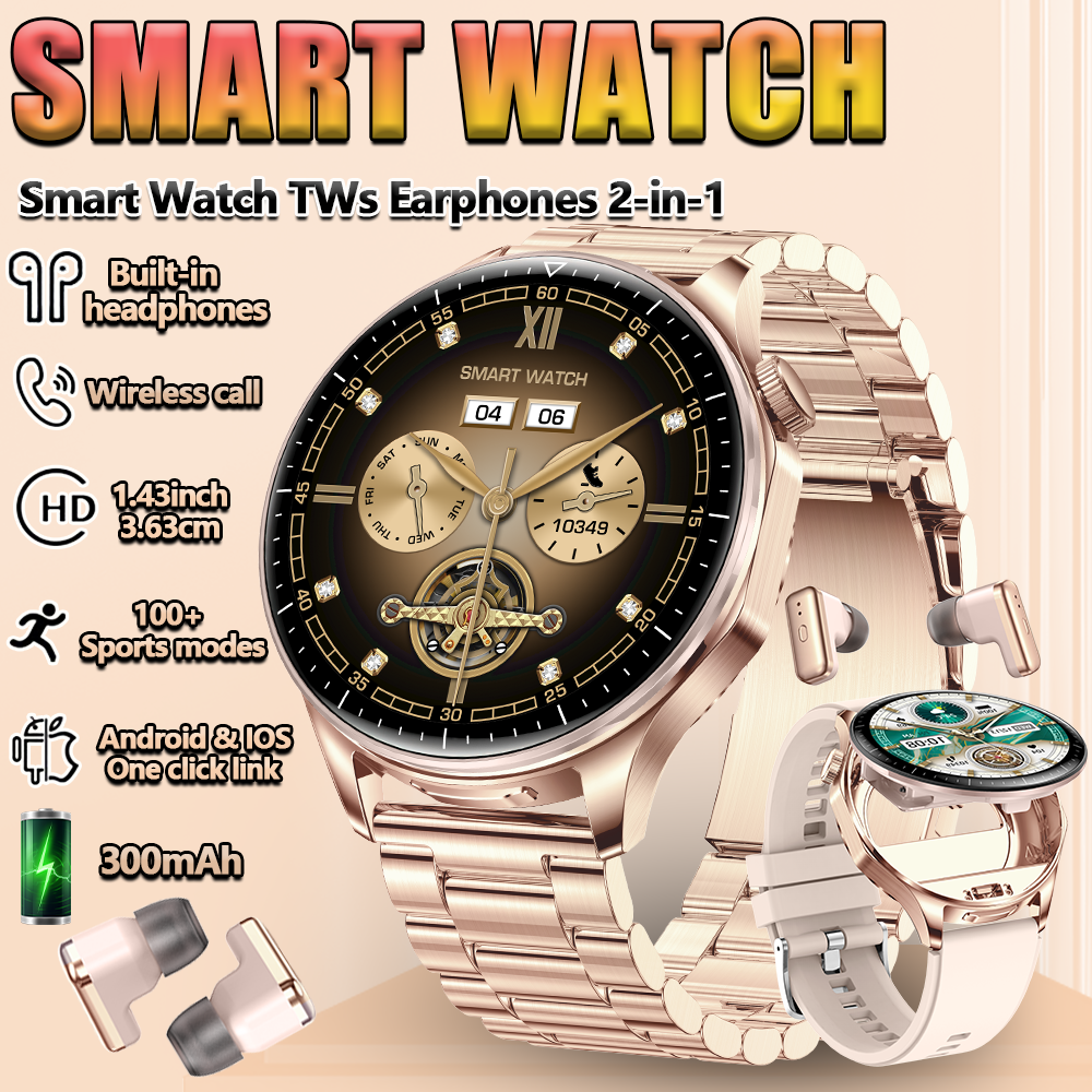 2 In 1 TWS Headset Smart Watch - Smartwatch Noise Watches For Women reseña y precio