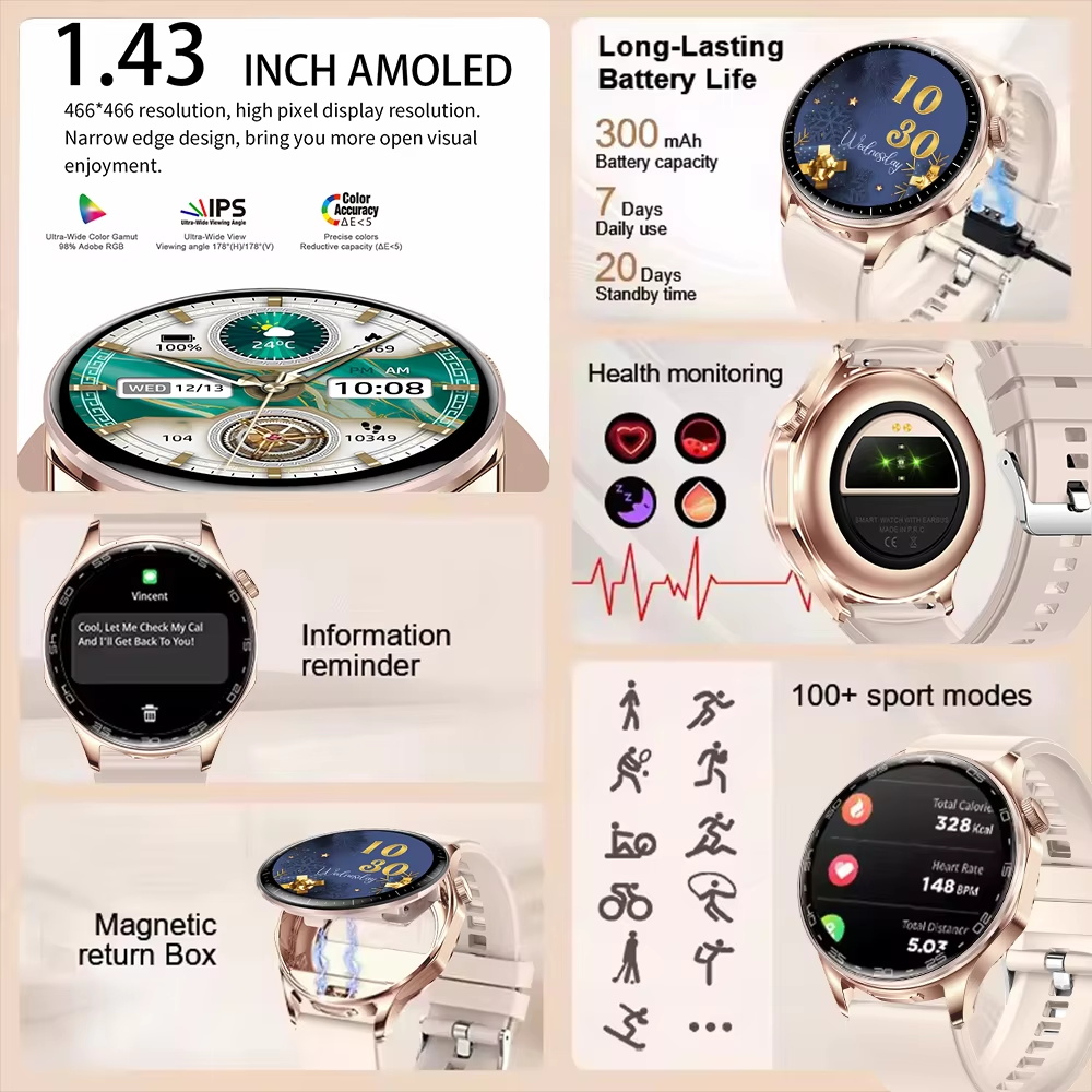 2 In 1 TWS Headset Smart Watch - Smartwatch Noise Watches For Women reseña y precio
