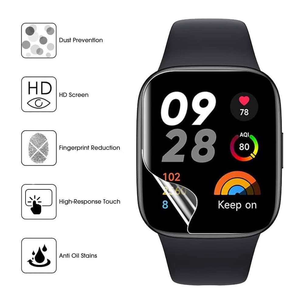 3/6pcs Hydrogel Protective Fil - Smart Watch Screen Protector reseña y precio