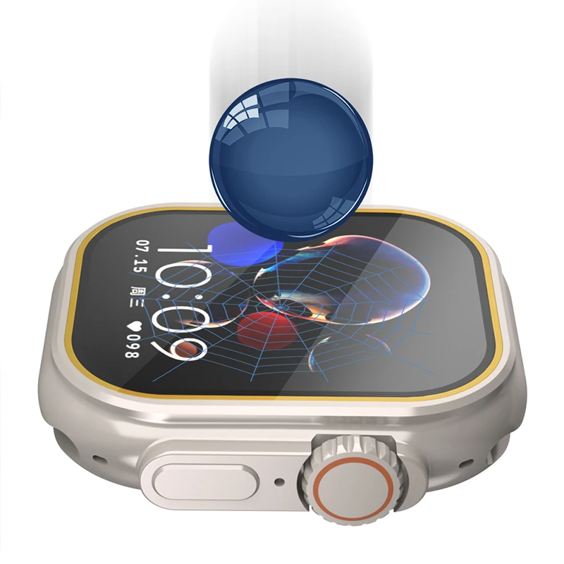 Tempered Glass for Apple Watch - Smartwatch Watches Gift For Men reseña y precio