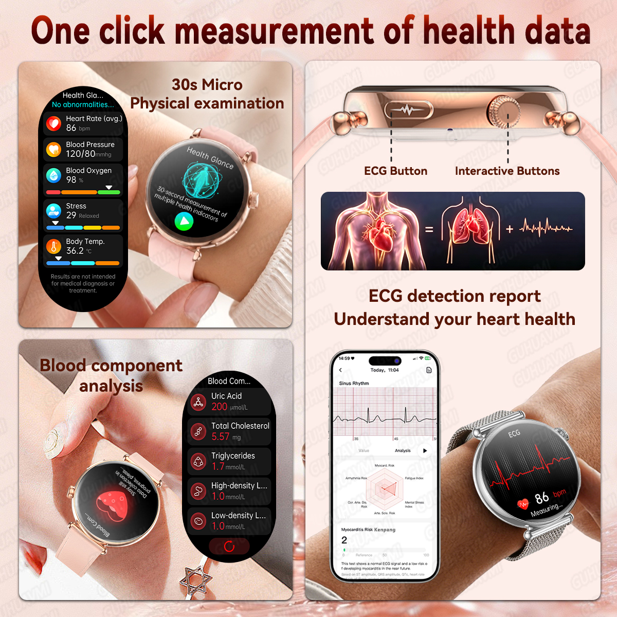 2026 New Women Health SmartWat - Smartwatch Ladies Watches For Women reseña y precio