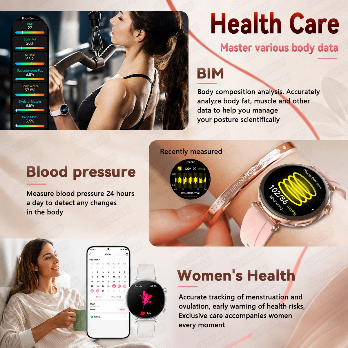 2026 New Women Health SmartWat - Smartwatch Ladies Watches For Women reseña y precio