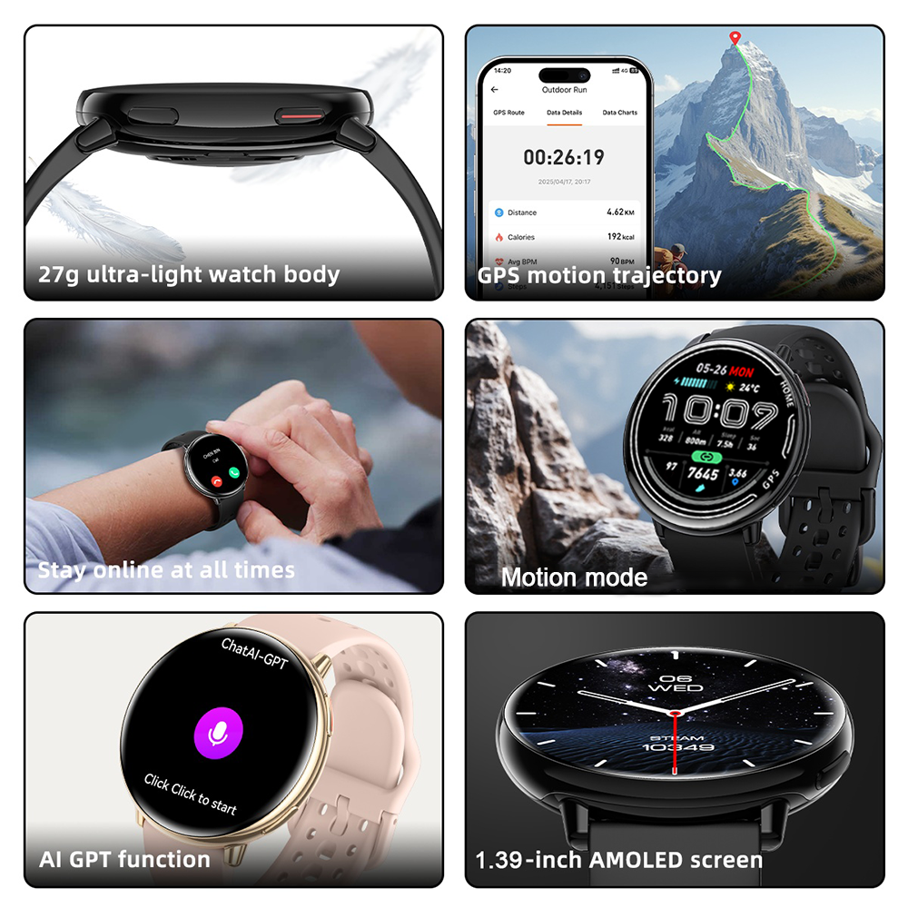 New hot GPS smartwatch 1.43 AM - Smartwatch Watches Gift For Men reseña y precio