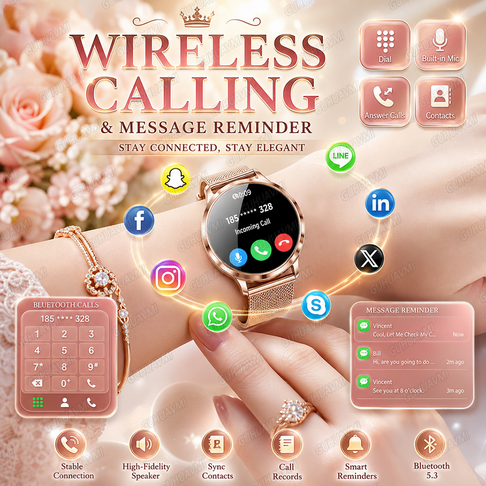 2026 New Ultra-thin Smart Watc - Smartwatch Ladies Watches For Women reseña y precio