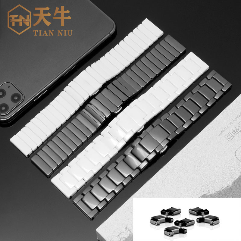 Ceramic watch strap For Omega  - Smartwatch Casio Watches For Men reseña y precio