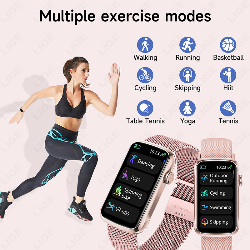 LIGE 1.47'' Smart Watch Women  - Smartwatch Ladies Watches For Women reseña y precio