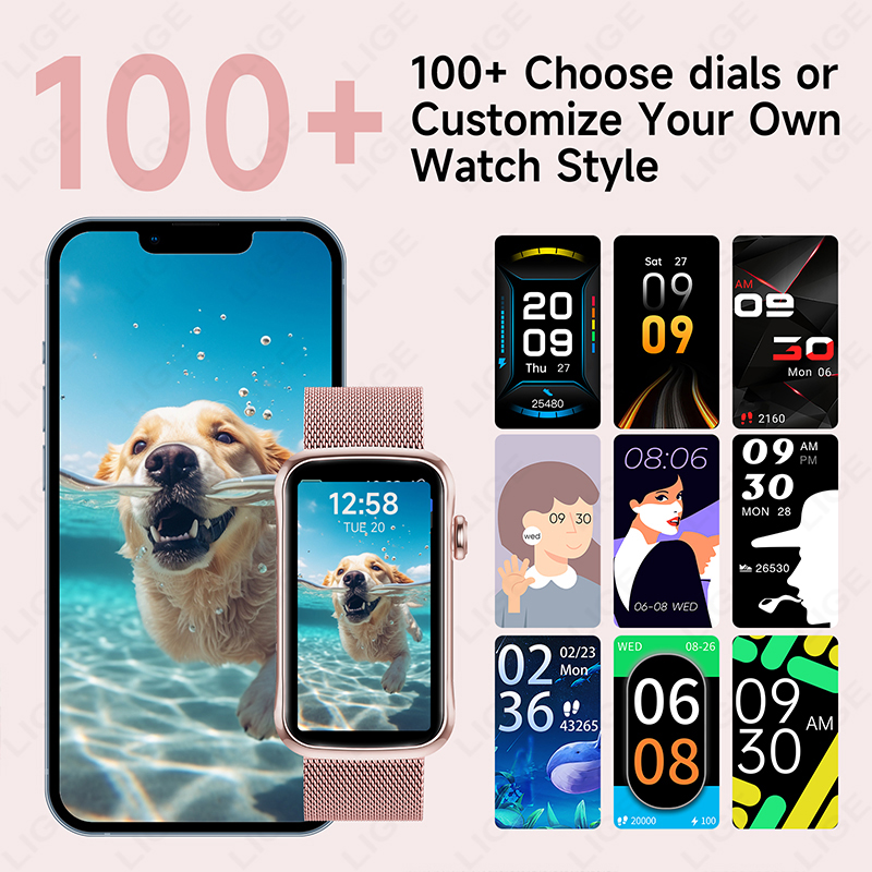 LIGE 1.47'' Smart Watch Women  - Smartwatch Ladies Watches For Women reseña y precio