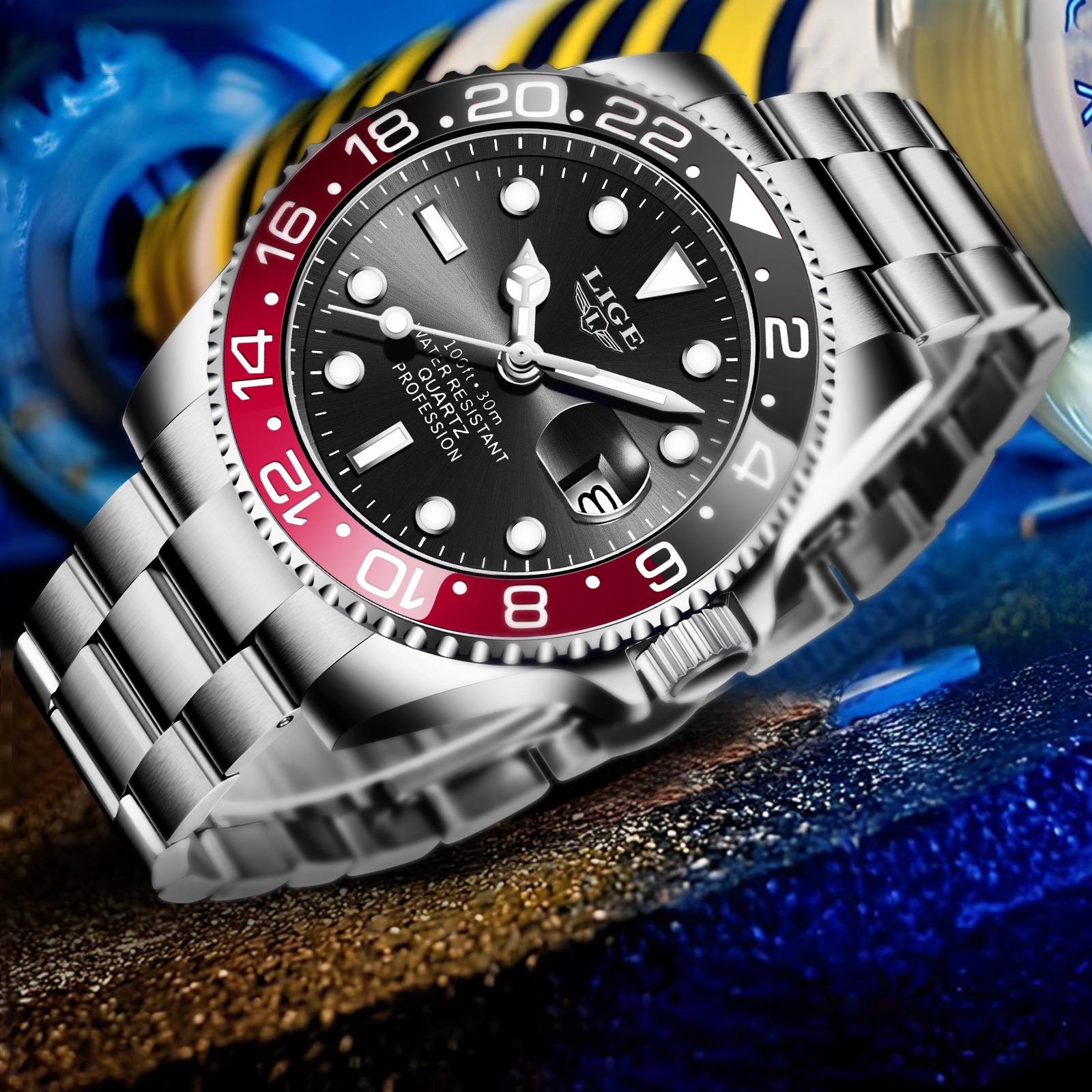 LIGE 2026 Men's watches busine - Smartwatch Watches Gift For Men reseña y precio