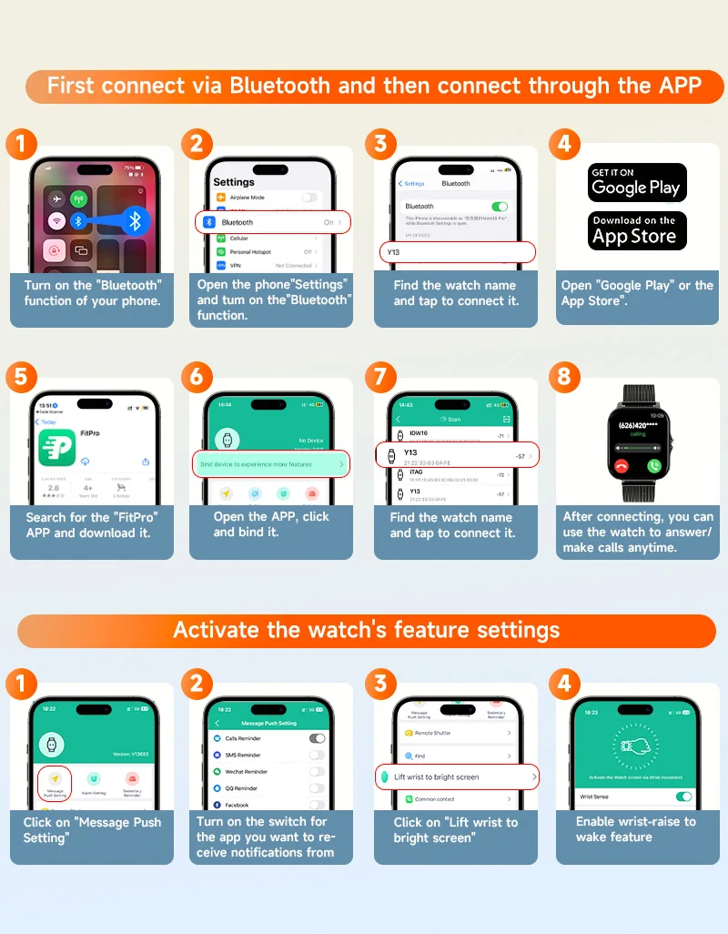 Smart Watch For Android IOS Wa - Smartwatch Watches Gift For Men reseña y precio