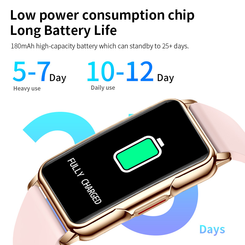 For Android IOS Smart Bracelet - Smartwatch Ladies Watches For Women reseña y precio