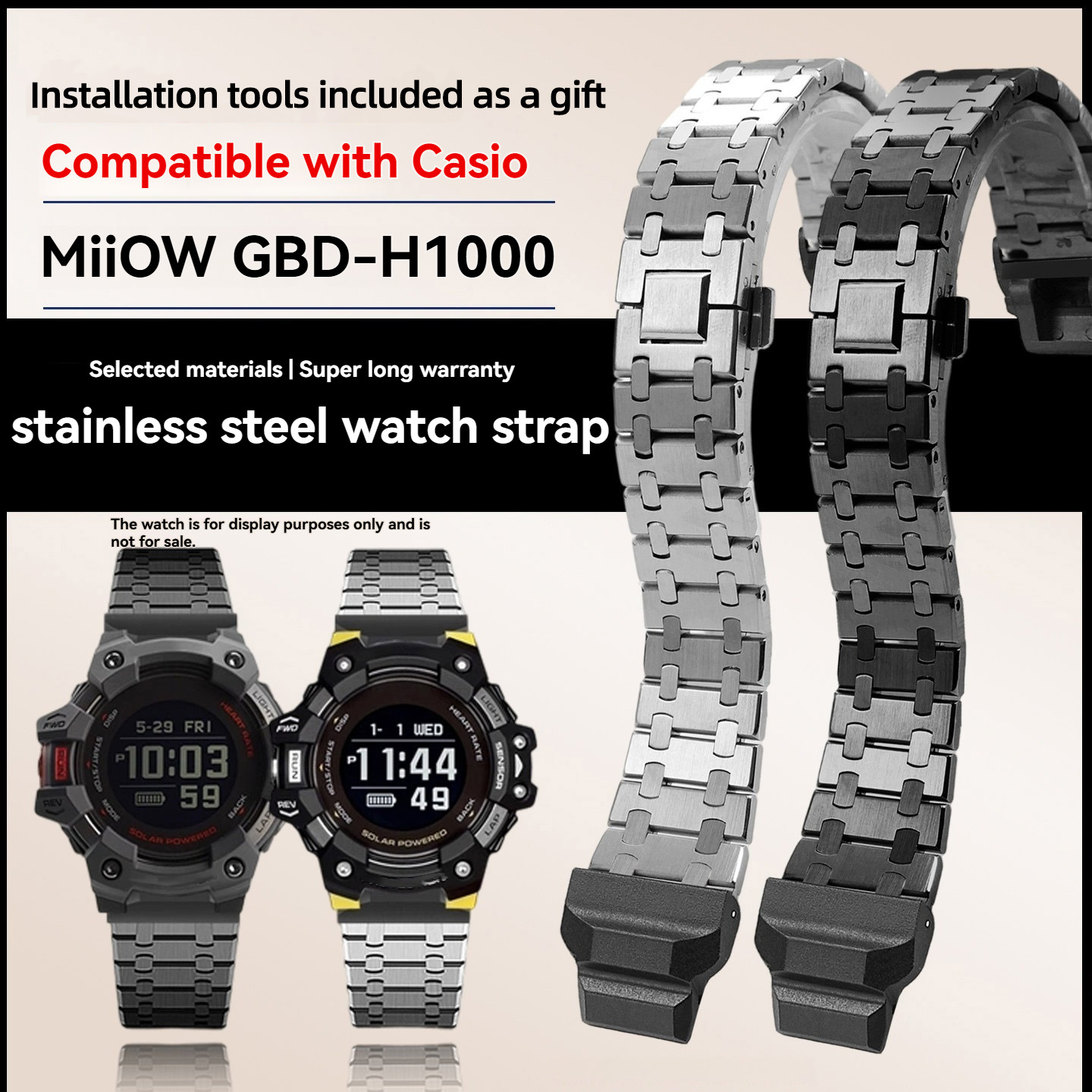 Modified metal stainless steel - Smartwatch Casio Watches For Men reseña y precio
