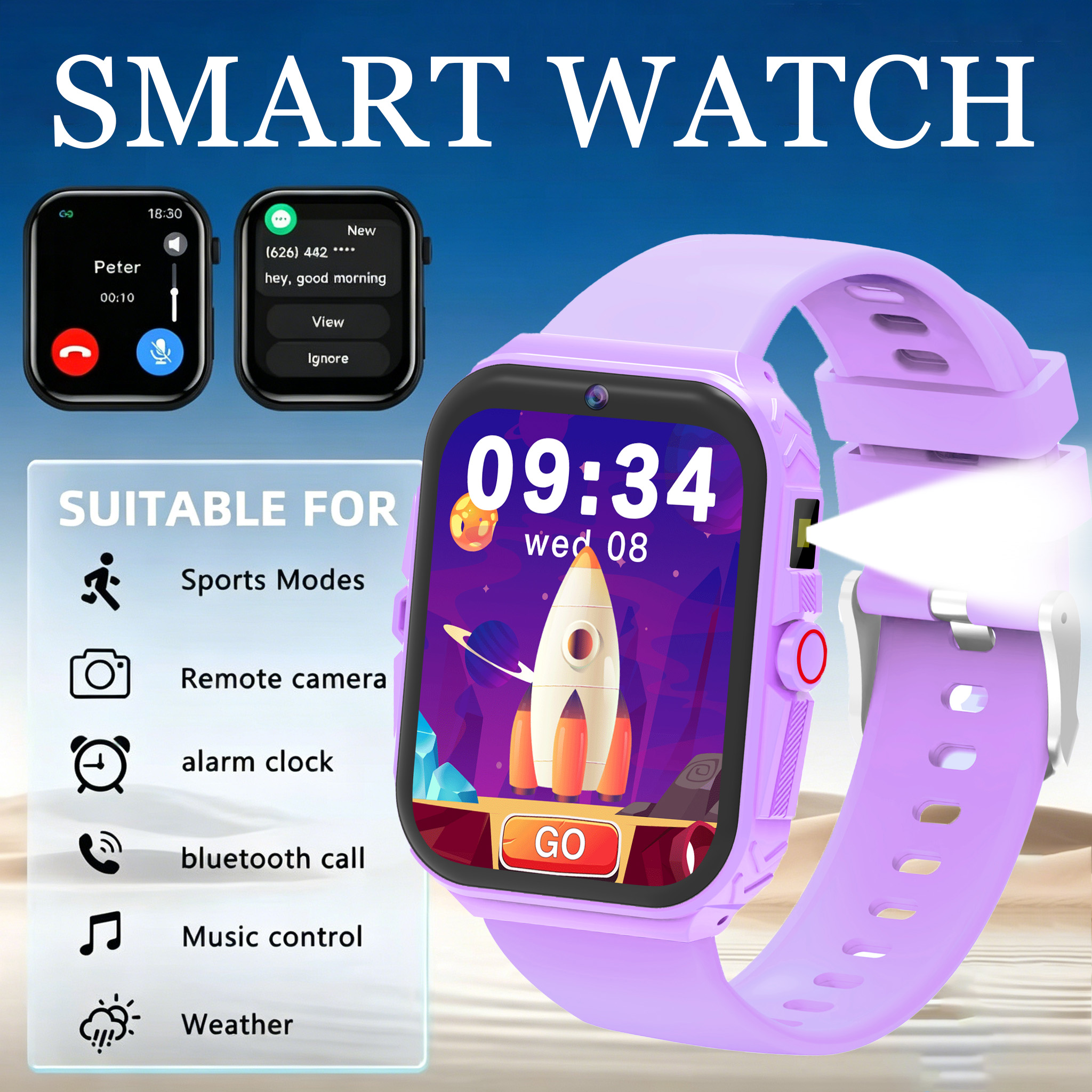 2025 New Smart Watch For Child - Smartwatch Watches Gift For Boys reseña y precio