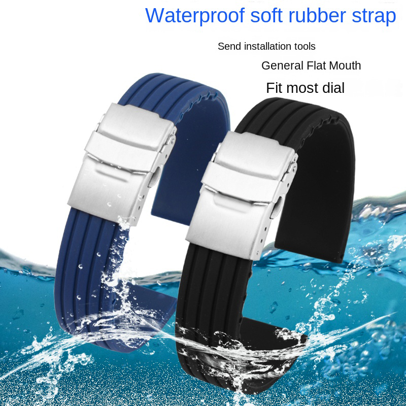 16mm 18mm 20mm 22mm 24mm silic - Smartwatch Casio Watches For Men reseña y precio