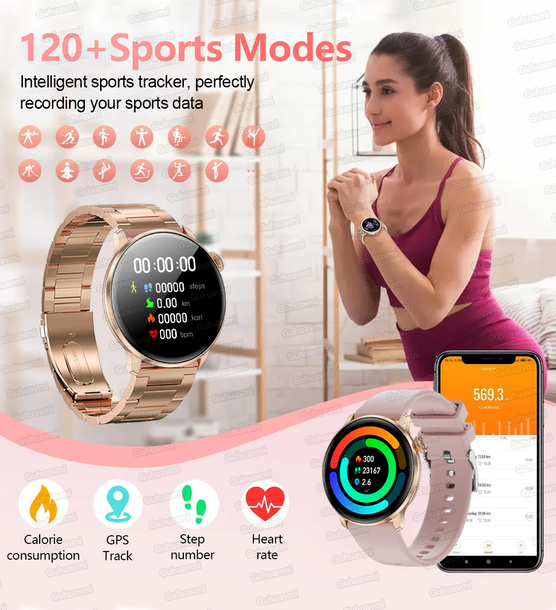 New Ultra-thin 8.9mm Lady Smar - Smartwatch Ladies Watches For Women reseña y precio