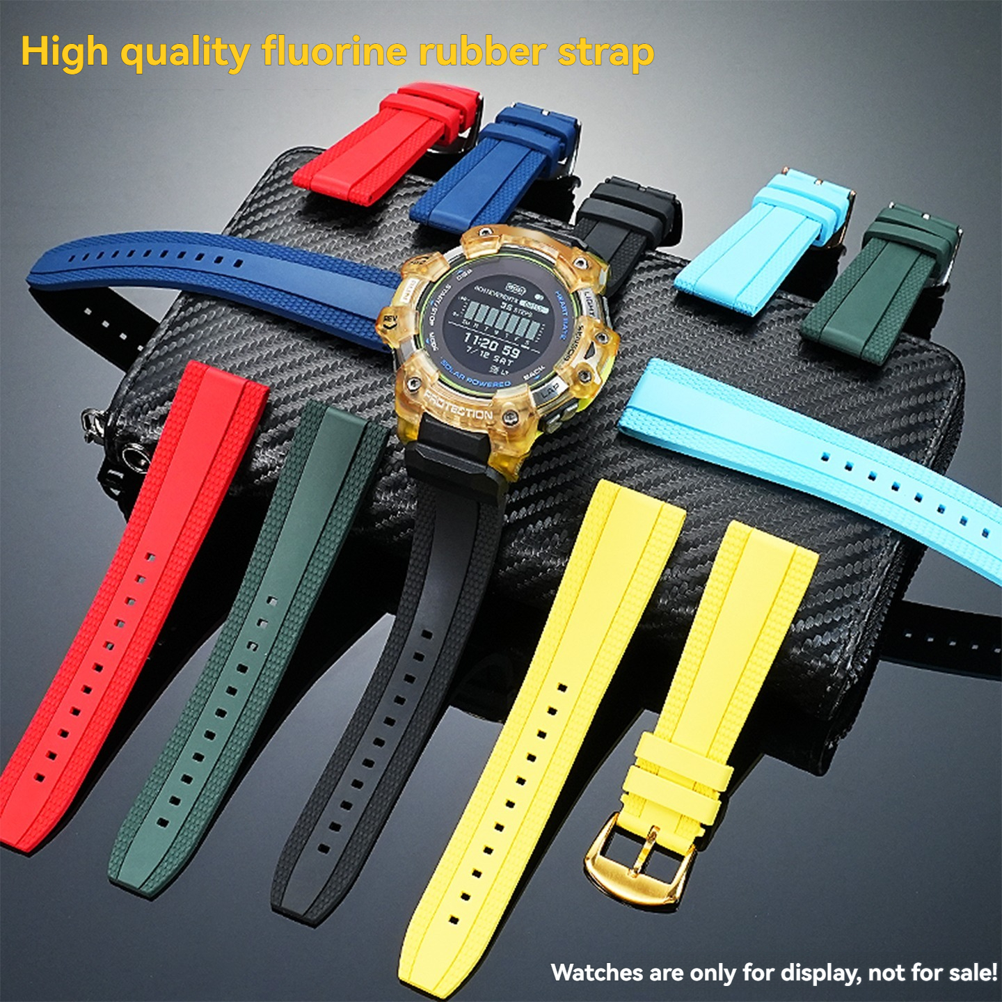 gbd-h1000 Fluororubber watchba - Smartwatch Casio Watches For Men reseña y precio