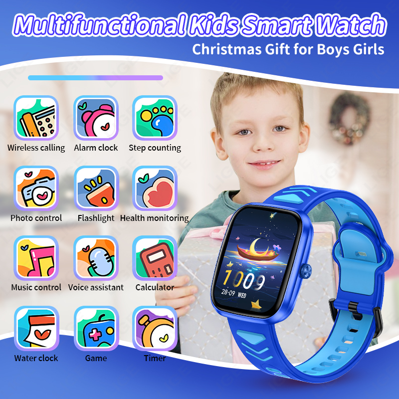 LIGE 2026 Kids Smart Watch Chi - Smartwatch Watches Gift For Boys reseña y precio