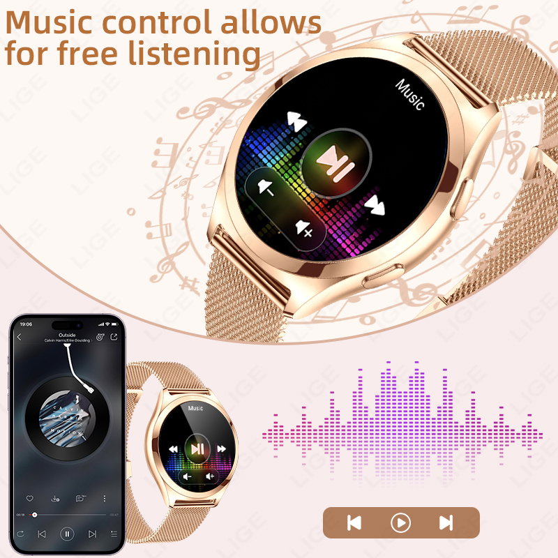 LIGE Luxury Smart Watch For Wo - Smartwatch Ladies Watches For Women reseña y precio