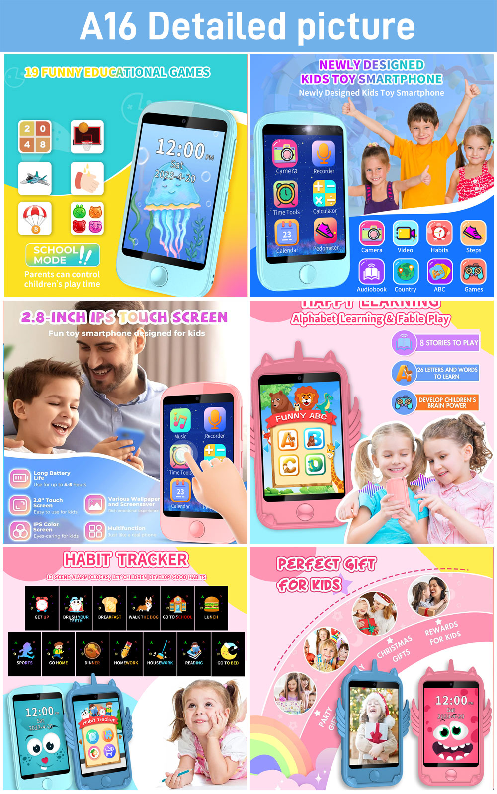 2G 4G Kids Smart Watch Phone G - Smartwatch Watches Gift For Boys reseña y precio